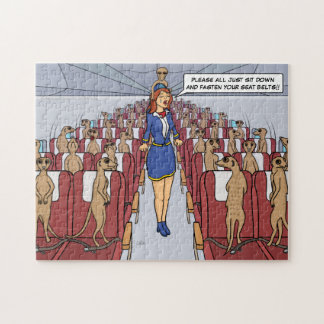 平らなジグソーパズルのMeerkats ジグソーパズル