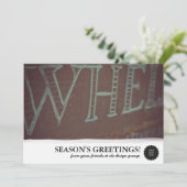 平らなブラシストロークフレーム シーズンカード (スタンド正面)