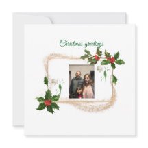 平らなホリデーカード