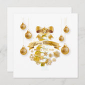 平らなホリデーカード シーズンカード (正面/裏面)