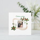 平らなホリデーカード シーズンカード (スタンド正面)