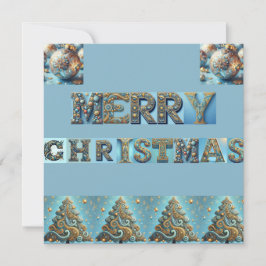 平らなホリデーカード シーズンカード