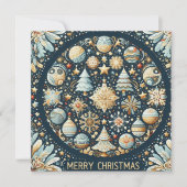 平らなホリデーカード シーズンカード (正面)