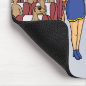 平らなマウスパッドのMeerkats マウスパッド (コーナー)