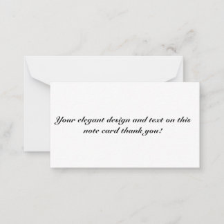 平らなメッセージカード ノートカード