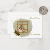 平らなメモカード ノートカード (正面/裏面インサイチュ)