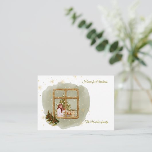 平らなメモカード ノートカード (スタンド正面)