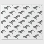 平らな上塗を施してあるレトリーバー ラッピングペーパー (フラット)