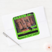 平らな土手 スクエアシール (封筒)