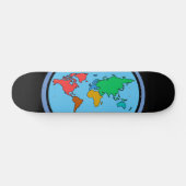 平らな地球のスケートボード スケートボード (横)