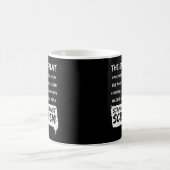 平らな地球は科学に対して平らである コーヒーマグカップ (中央)