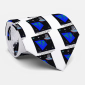 平らな地球及び地球温暖化 ネクタイ (ロール)