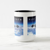 平らな地球SR71 -- マグ2の調子 マグカップ (中央)