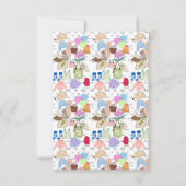 平らな感謝カード サンキューカード (裏面)