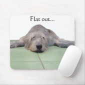 平らな犬のmousepad… マウスパッド (マウス)