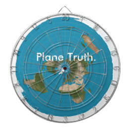 "平らな真実"の投げ矢板 ダーツボード