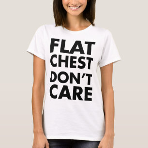 平らな箱は緩い適合のTシャツを気にしません Tシャツ