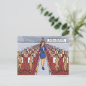 平らな郵便はがきのMeerkats ポストカード (スタンド正面)