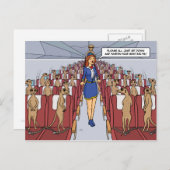 平らな郵便はがきのMeerkats ポストカード (正面/裏面)