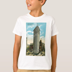 平らな鉄の建物。 ブロードウェイおよび第5 Ave。 NYC Tシャツ