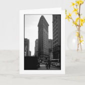 平らな鉄 カード (黄色い花)