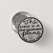 平らな静止した平らなバッジ 缶バッジ (正面&裏面)