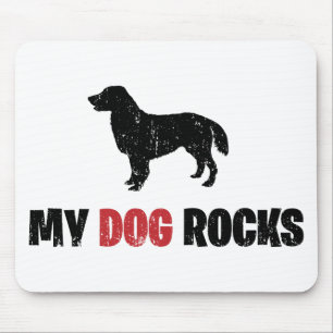 平ら上塗を施してあるレトリーバー マウスパッド