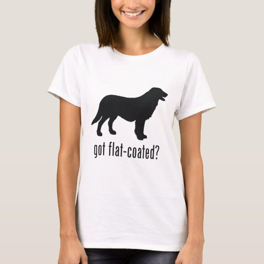 平ら上塗を施してあるレトリーバー Tシャツ (正面)