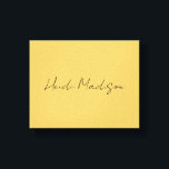 平エレガントモダン金ゴールドシンプル色書 キャンバスプリント<br><div class="desc">トレンディーレトロスタイルテンプレートすべてのニーズ。</div>