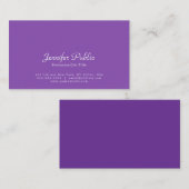 平エレガント式スタイリッシュプロフェッショナルデザイン 名刺 (正面/裏面)