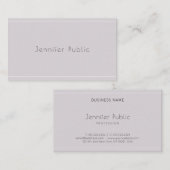 平エレガント頭が切れるモダンプロフェッショナルカッコいい 名刺 (正面/裏面)