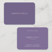 平エレガント頭が切れる式モダンプロフェッショナルトレンディー 名刺 (正面/裏面)