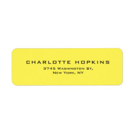平エレガント黄ミニマモダンリスト ラベル