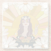 平カラフル和 ガラスコースター (裏面)