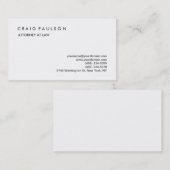 平クラシカルエレガントプロフェッショナル名刺 名刺 (正面/裏面)