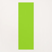 平シンプル緑無地の色 ヨガマット (正面)