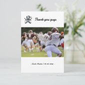 平パーソナライズされたらなサンキューカードと忍者 サンキューカード (スタンド正面)