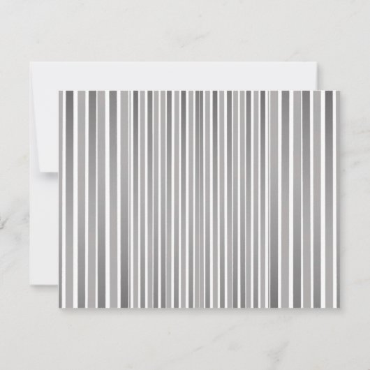 平パーソナライズされた札カード文房具男性へ ノートカード (裏面)