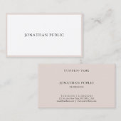 平ミニマルエレガントモダンプロフェッショナル 名刺 (正面/裏面)