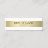 平ミニマルモダン式プロフェッショナルエレガント スキニー名刺 (正面)