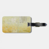 平モダンユニークエレガント黄モルタル ラゲッジタグ (裏面横)