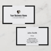 平モダン葡萄ワイナリー名刺 名刺 (正面/裏面)