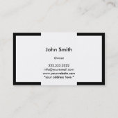 平モダン葡萄ワイナリー名刺 名刺 (裏面)