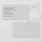 平モダン面 名刺 (正面/裏面)