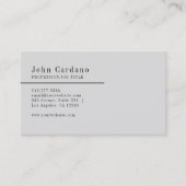 平モダン面 名刺 (正面)