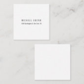 平ユニークエレガントクラシカル純ミニマル エンクロージャーカード (正面/裏面)