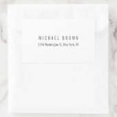 平ユニークエレガントクラシカル純ミニマル 長方形シール (バッグ)