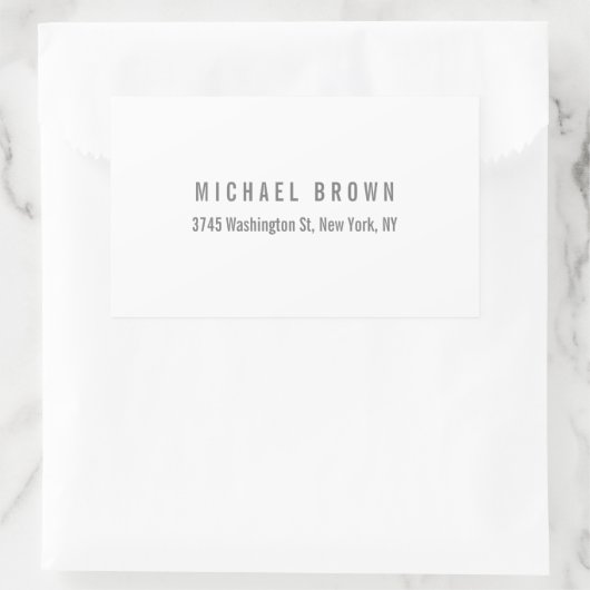 平ユニークエレガントクラシカル純ミニマル 長方形シール (バッグ)