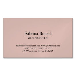 平ユニークエレガント式シンプルバラ金ゴールド色 マグネット名刺