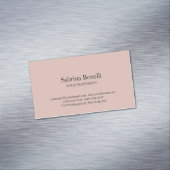 平ユニークエレガント式シンプルバラ金ゴールド色 マグネット名刺 (インサイチュ)